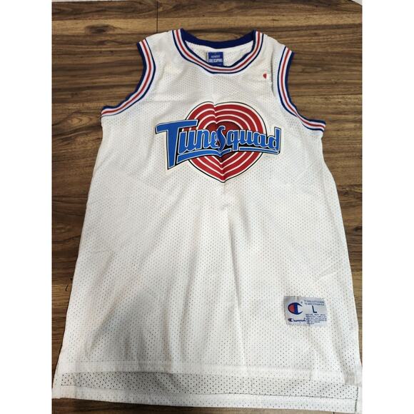 Vintage 1996 Champion Tune Squad Space Jam Michael Jordan #23 Jersey Size Large